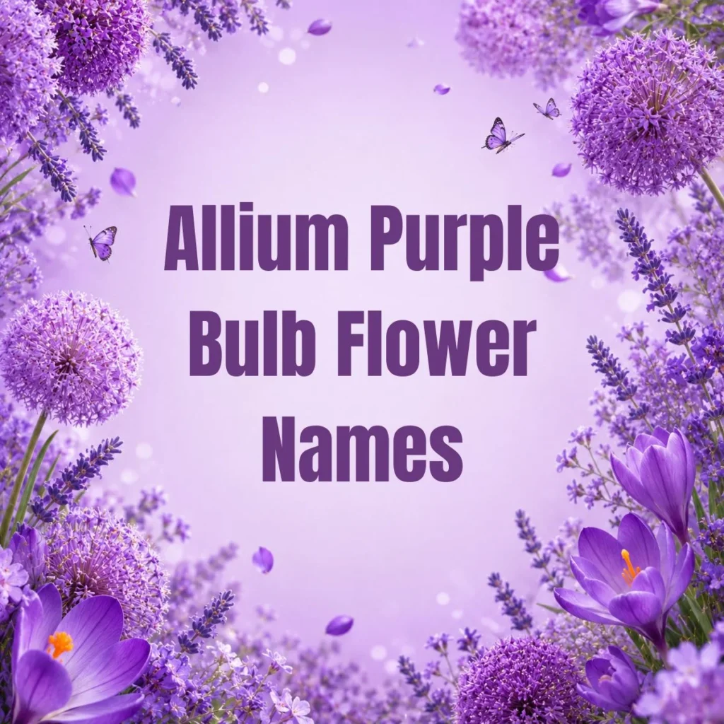 Allium Purple Bulb Flower Names