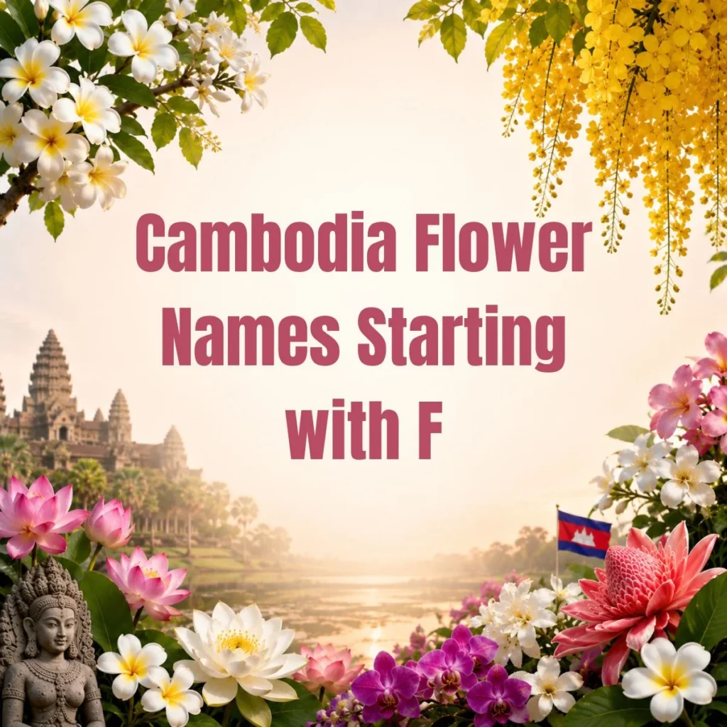 Cambodia Flower Names Starting with F