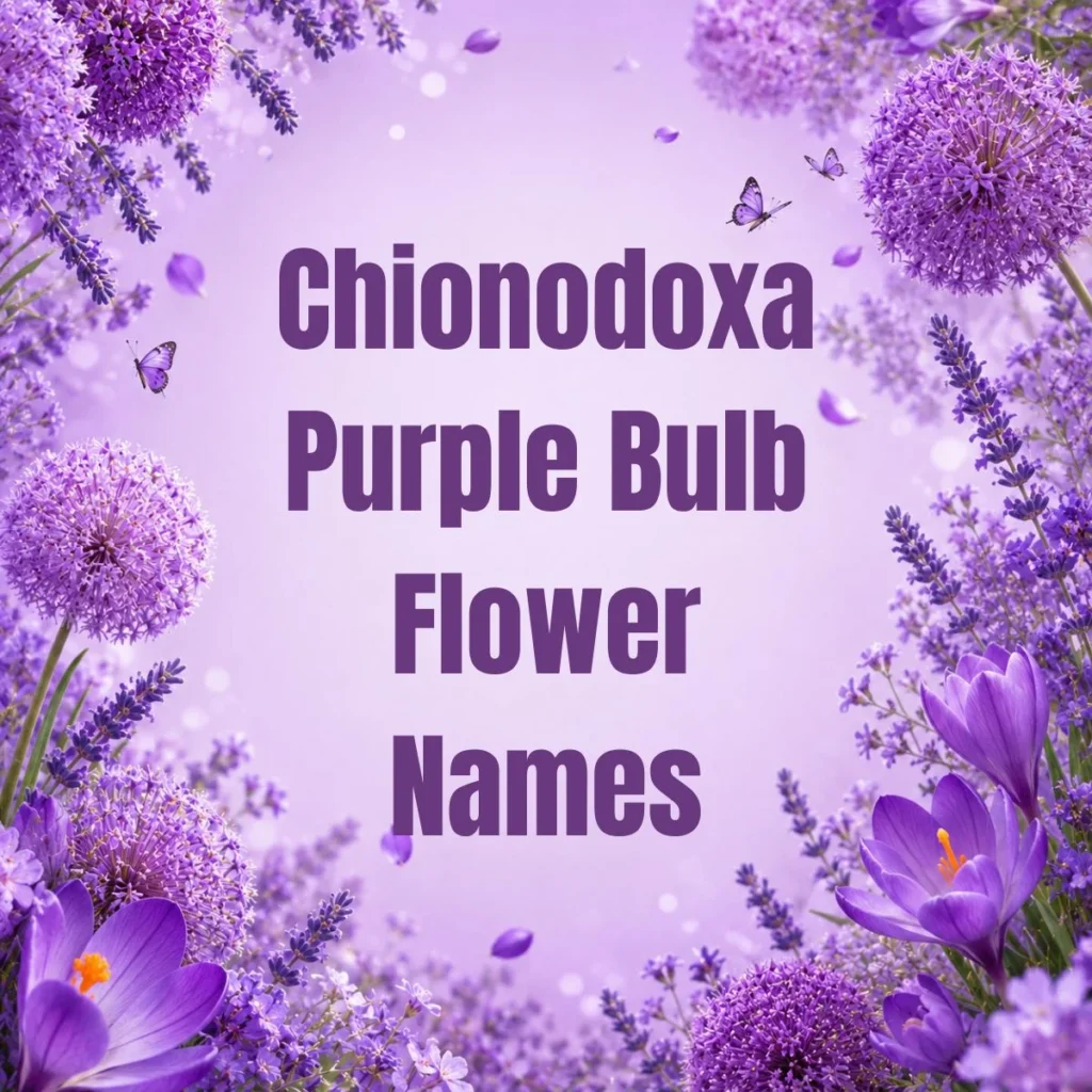Chionodoxa Purple Bulb Flower Names