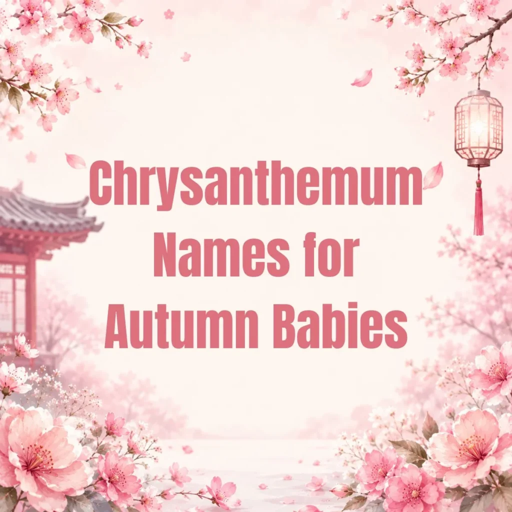 Chrysanthemum Names for Autumn Babies