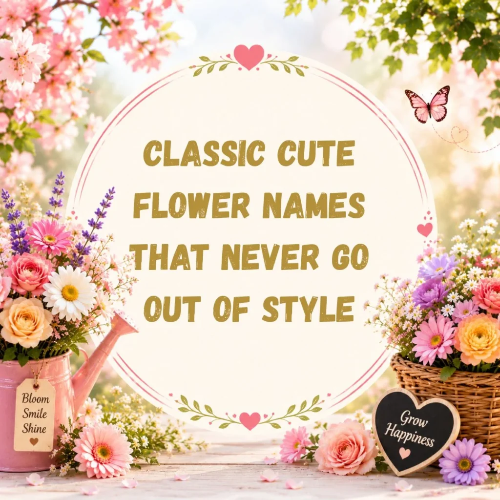 Classic Cute Flower Names That Never Go Out of Style