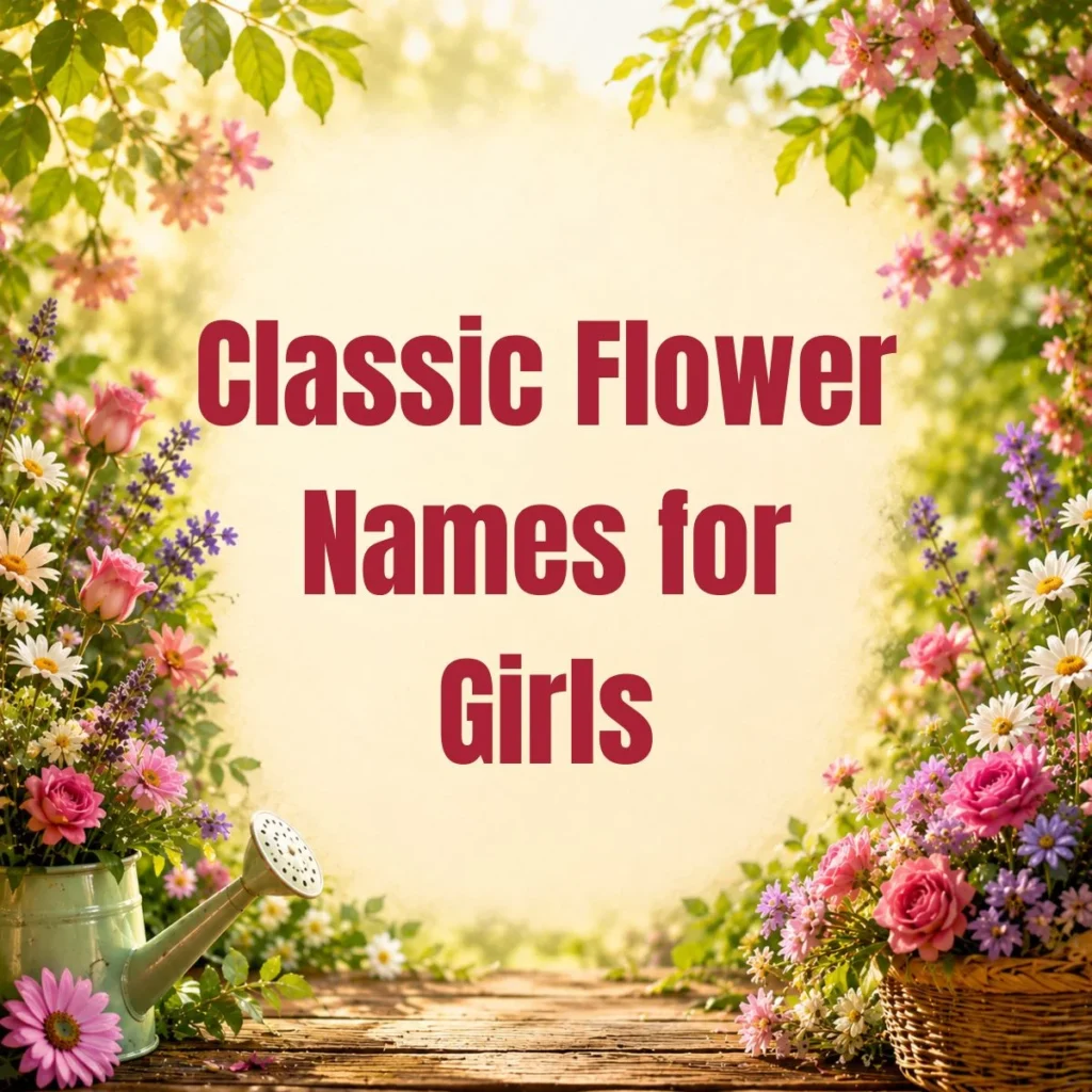 Classic Flower Names for Girls