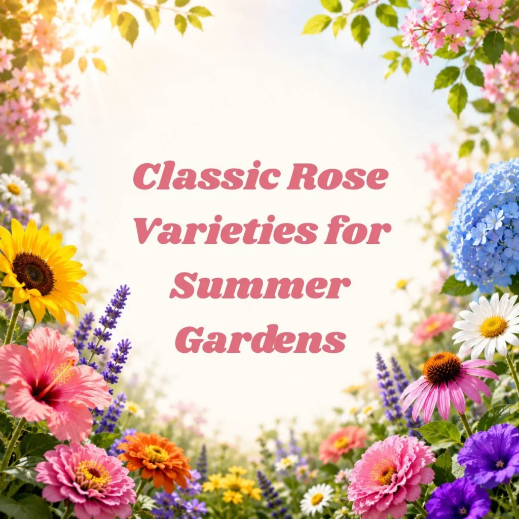 Classic Rose Varieties for Summer Gardens