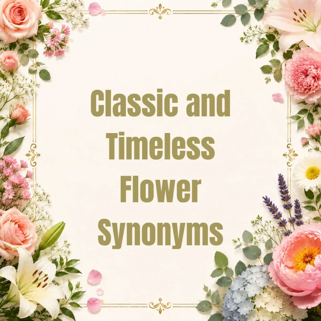 Classic and Timeless Flower Synonyms