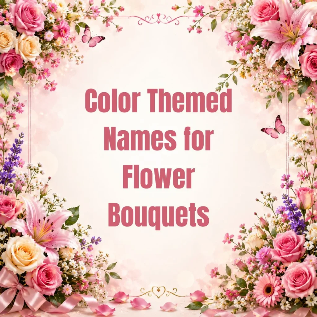 Color Themed Names for Flower Bouquets