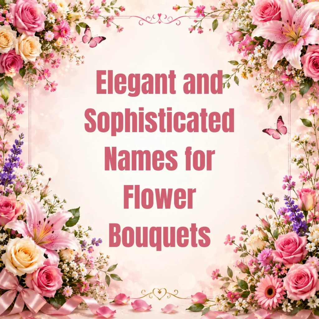 Elegant and Sophisticated Names for Flower Bouquets