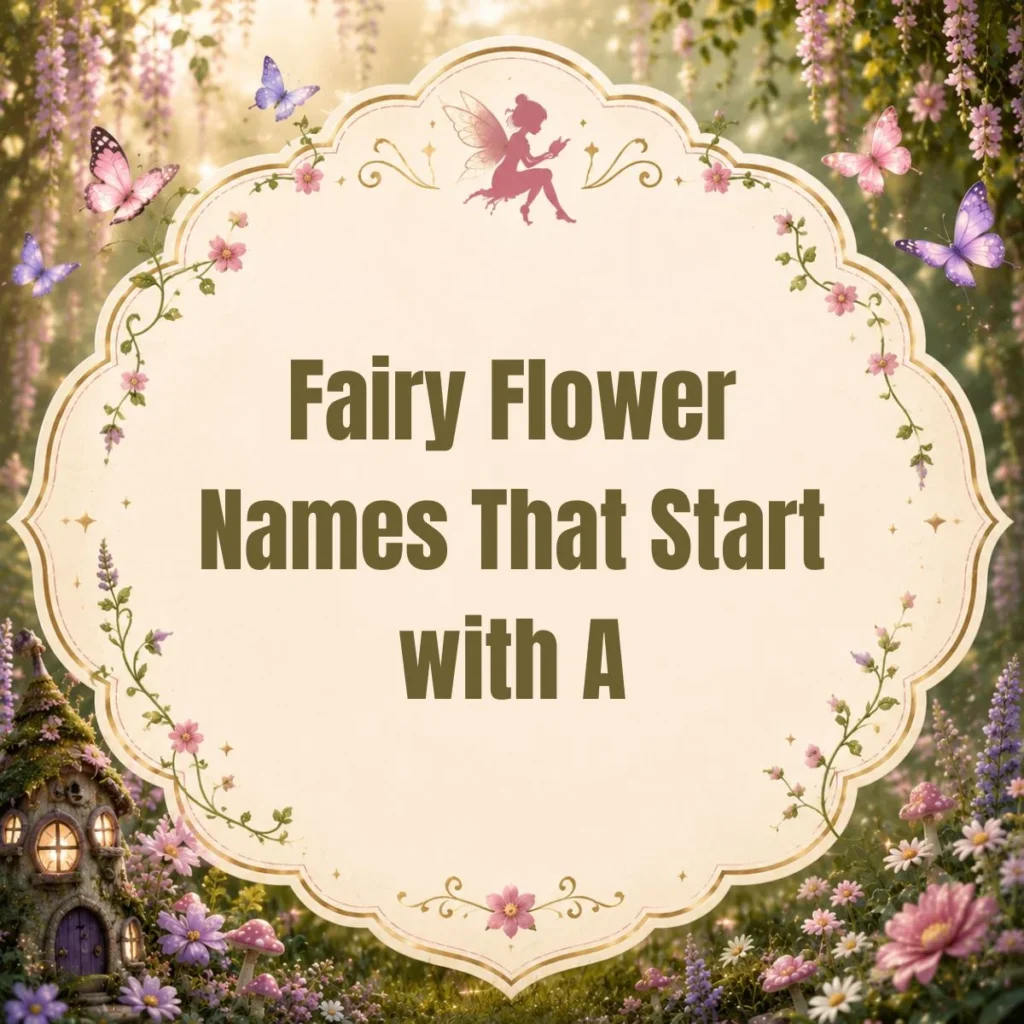 Fairy Flower Names That Start with A