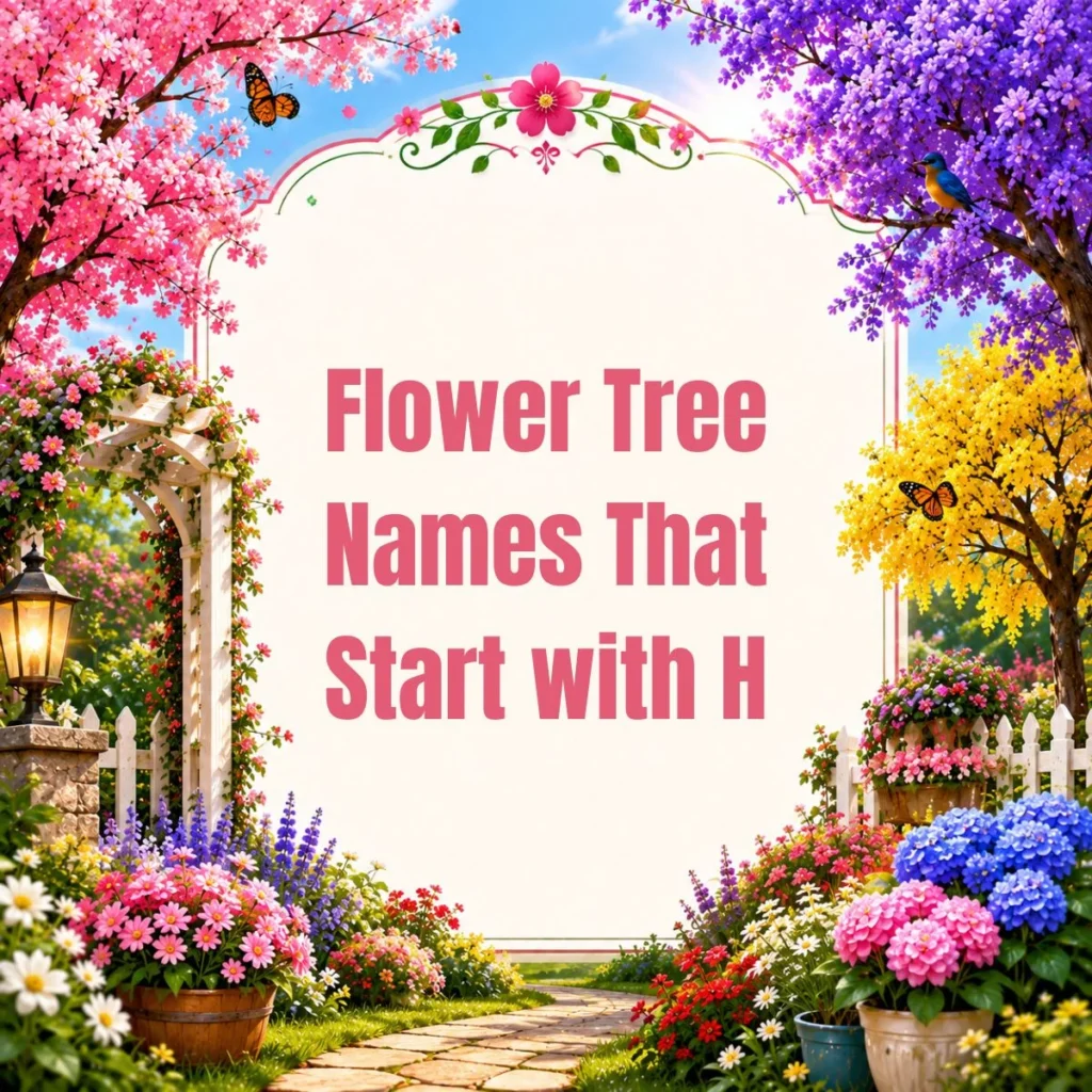 Flower Tree Names That Start with H