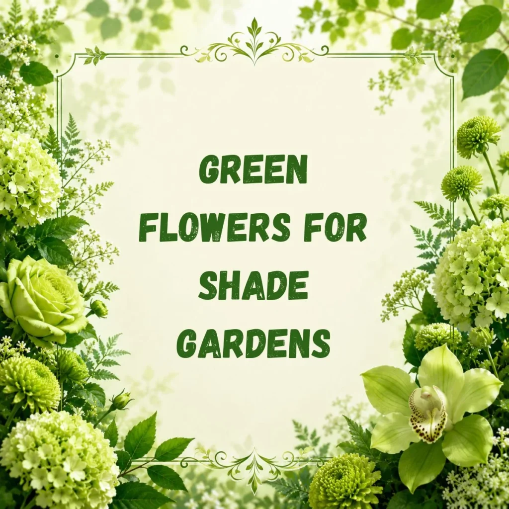 Green Flowers for Shade Gardens