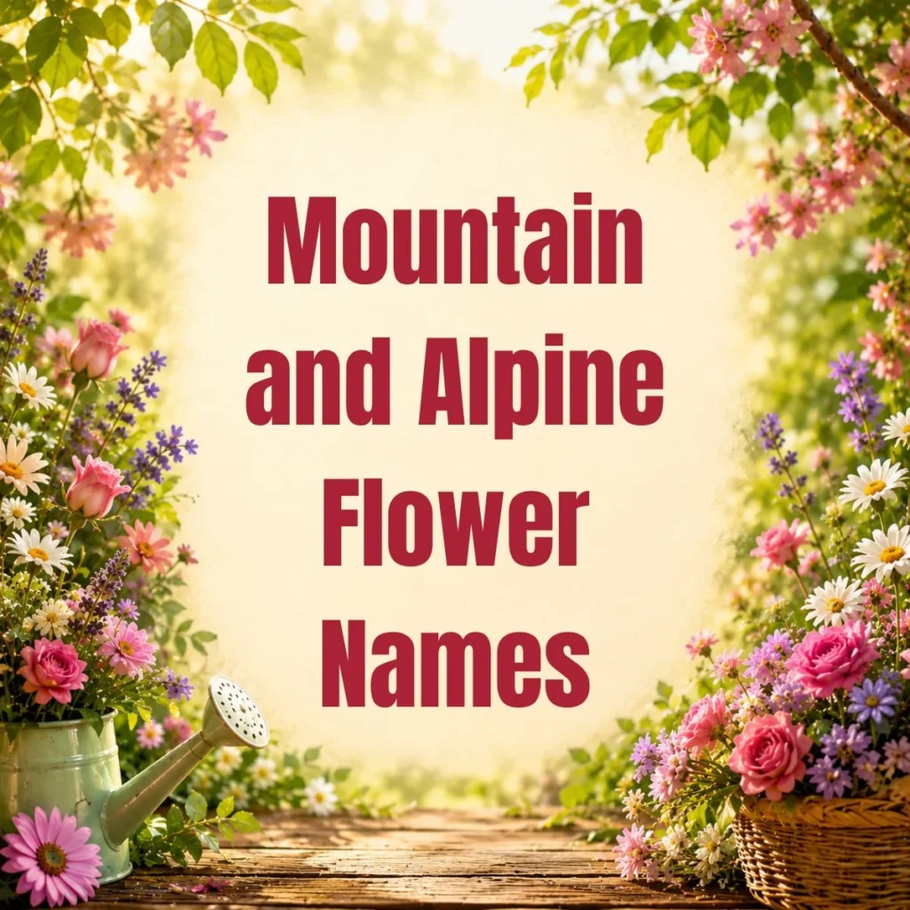 Mountain and Alpine Flower Names