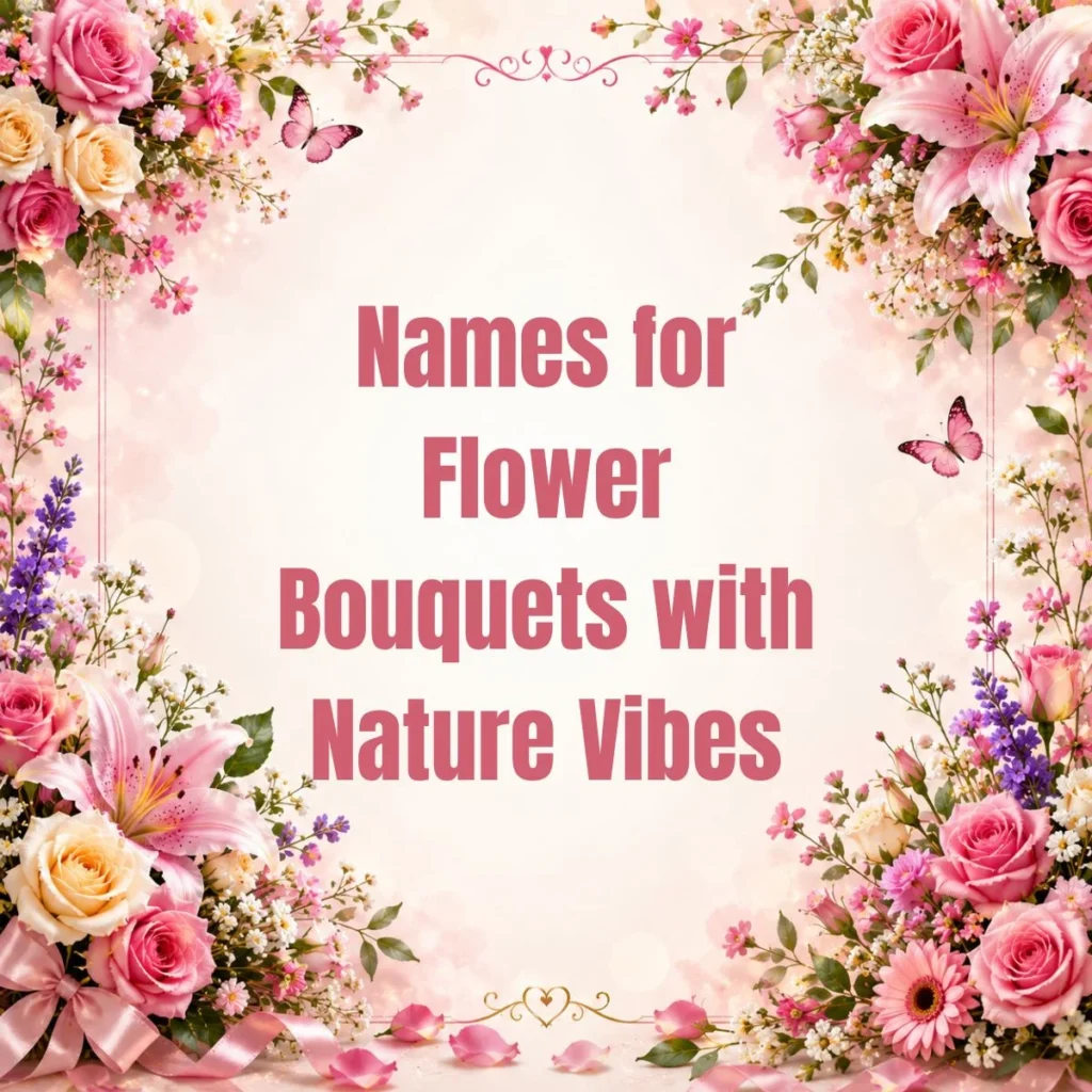 Names for Flower Bouquets with Nature Vibes