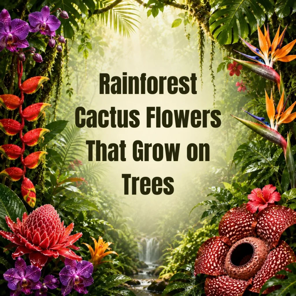 Rainforest Cactus Flowers That Grow on Trees