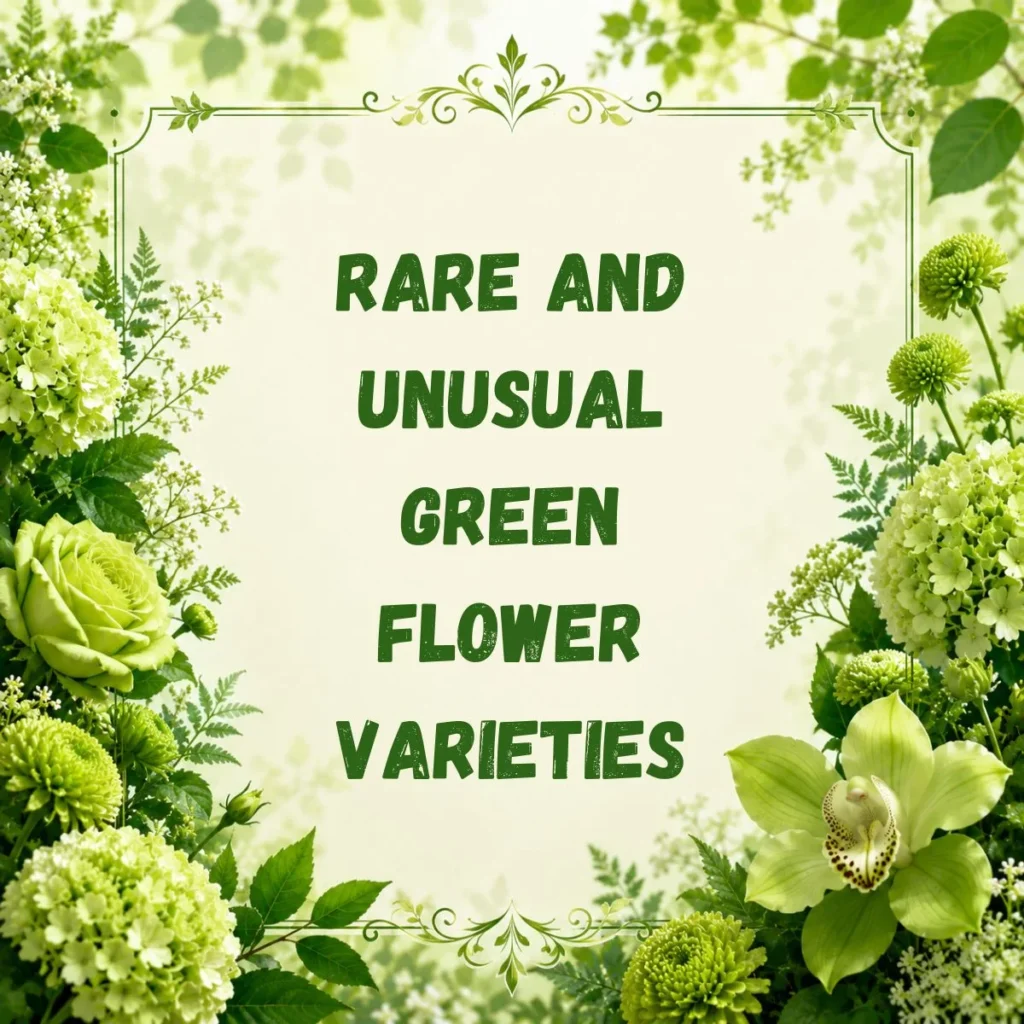 Rare and Unusual Green Flower Varieties