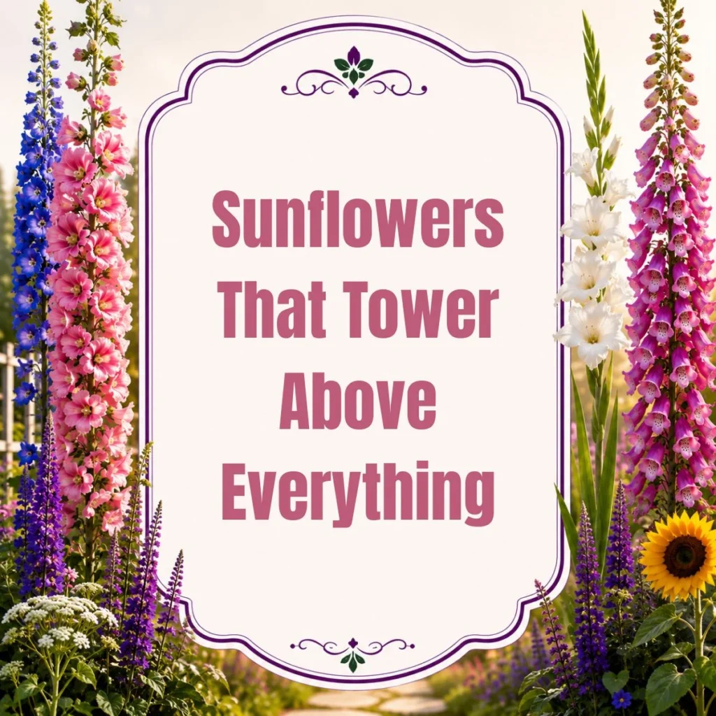 Sunflowers That Tower Above Everything