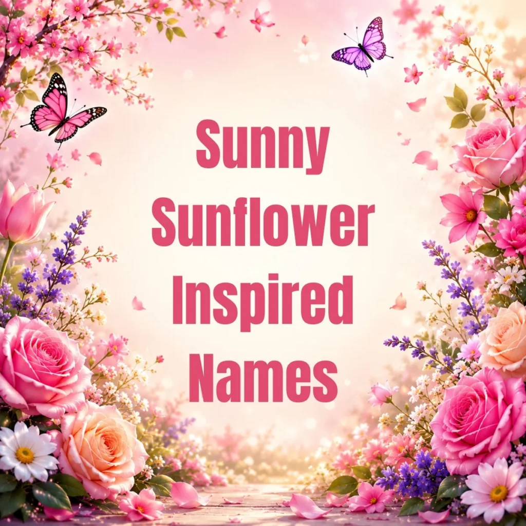 Sunny Sunflower Inspired Names