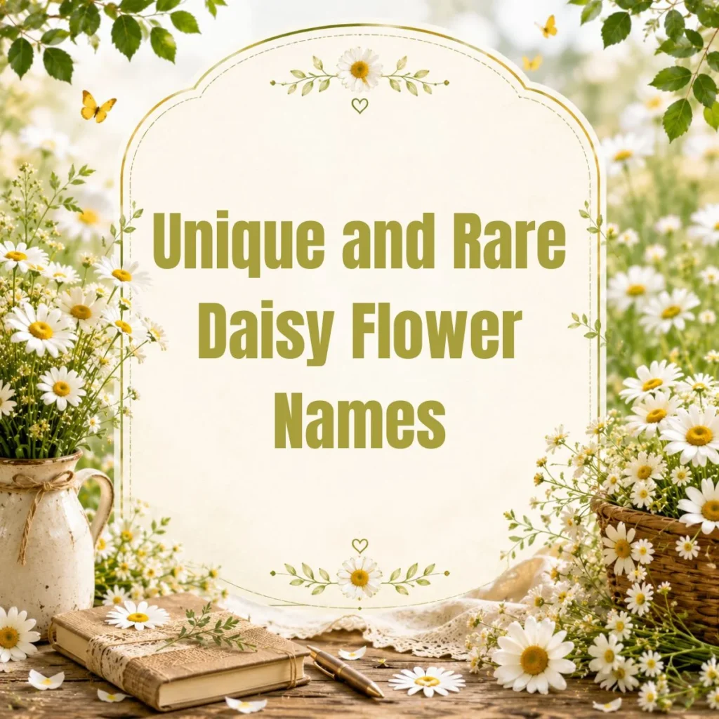 Unique and Rare Daisy Flower Names