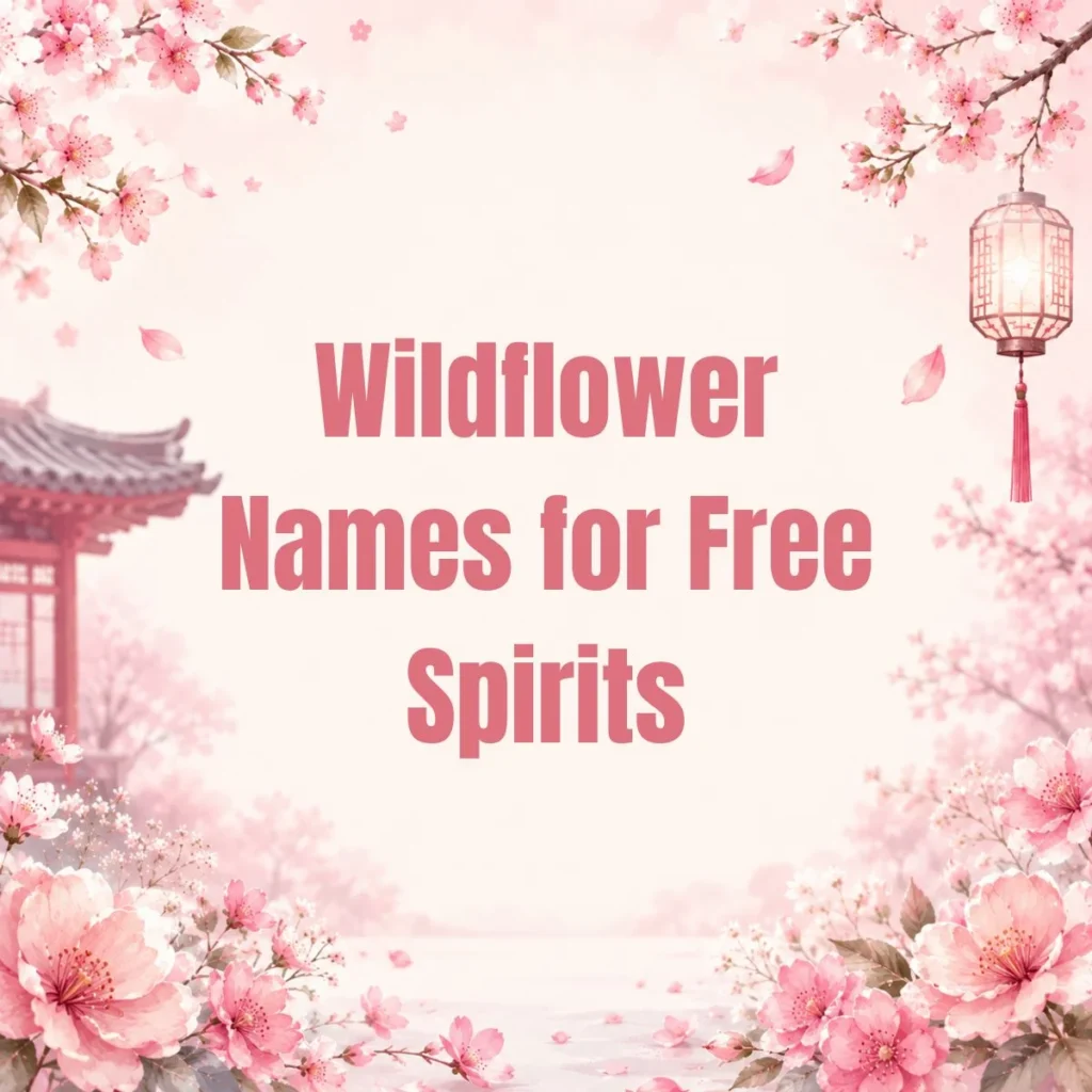 Wildflower Names for Free Spirits