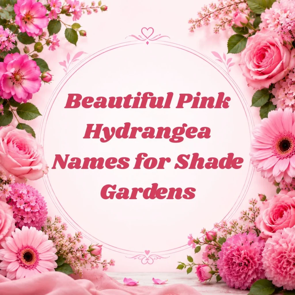 Beautiful Pink Hydrangea Names for Shade Gardens