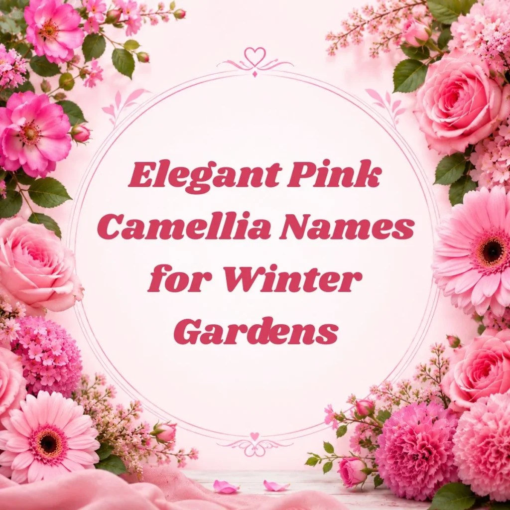 Elegant Pink Camellia Names for Winter Gardens