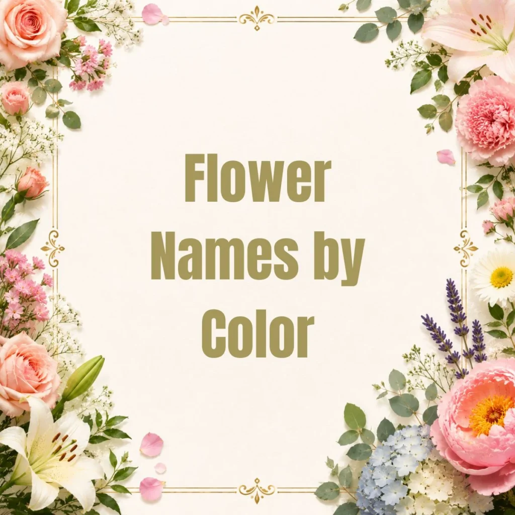 Flower Names by Color