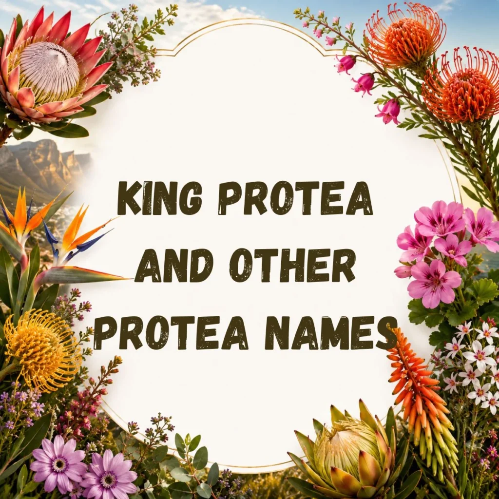 King Protea and Other Protea Names