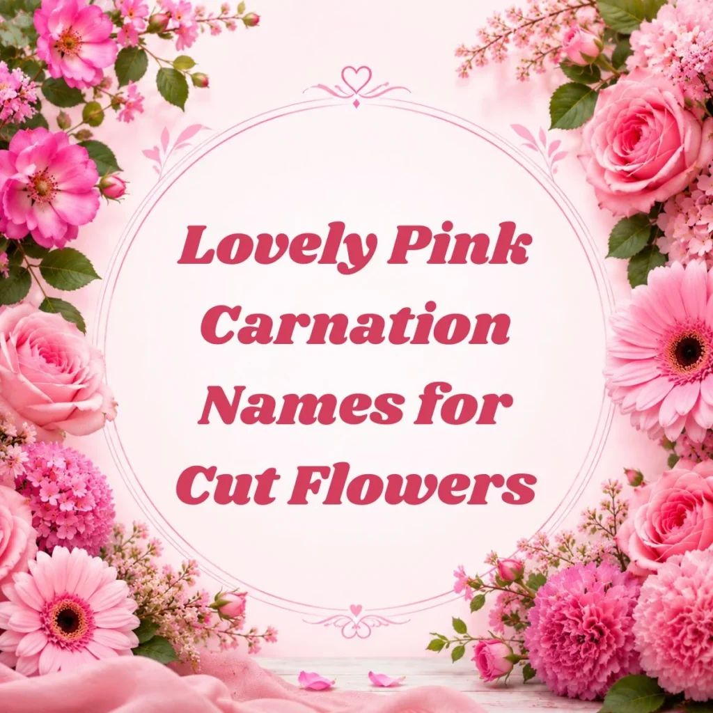 Lovely Pink Carnation Names for Cut Flowers