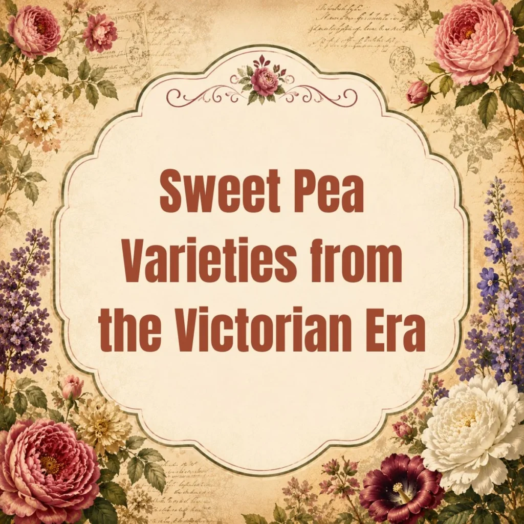 Sweet Pea Varieties from the Victorian Era