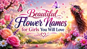 Beautiful Flower Names for Girls You Will Love