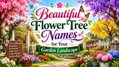 Beautiful Flower Tree Names for Your Garden Landscape