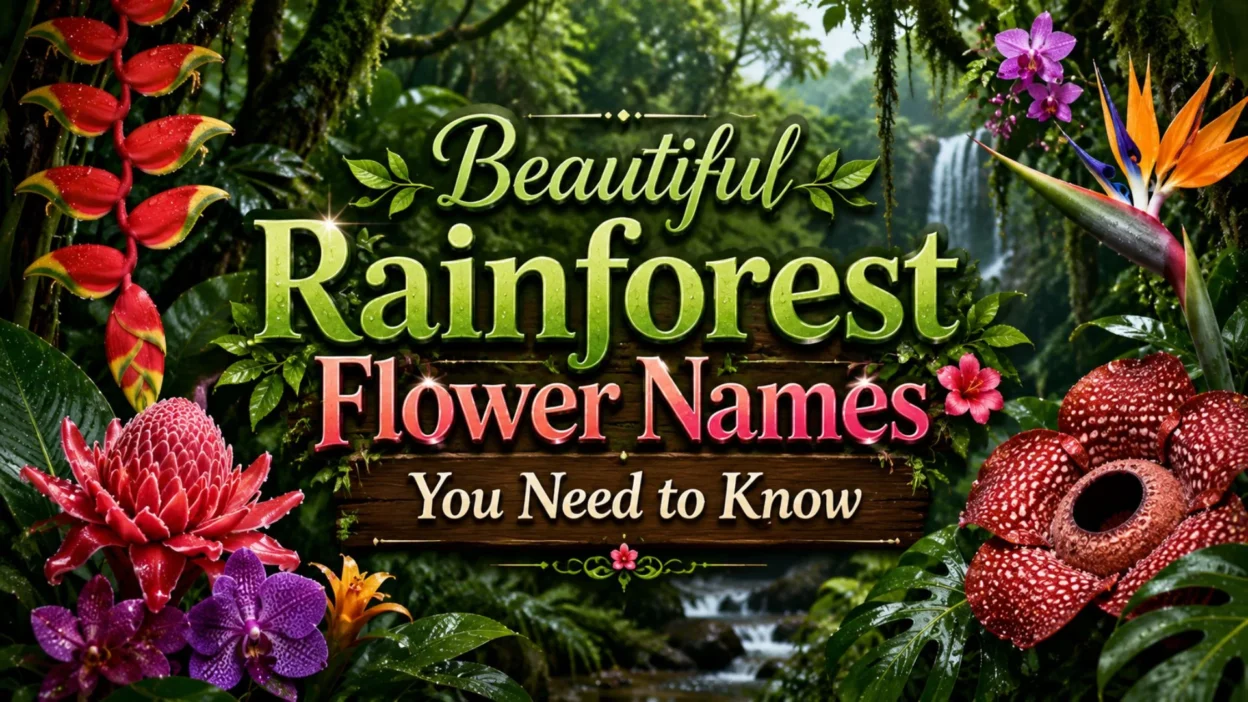 Beautiful Rainforest Flower Names You Need to Know