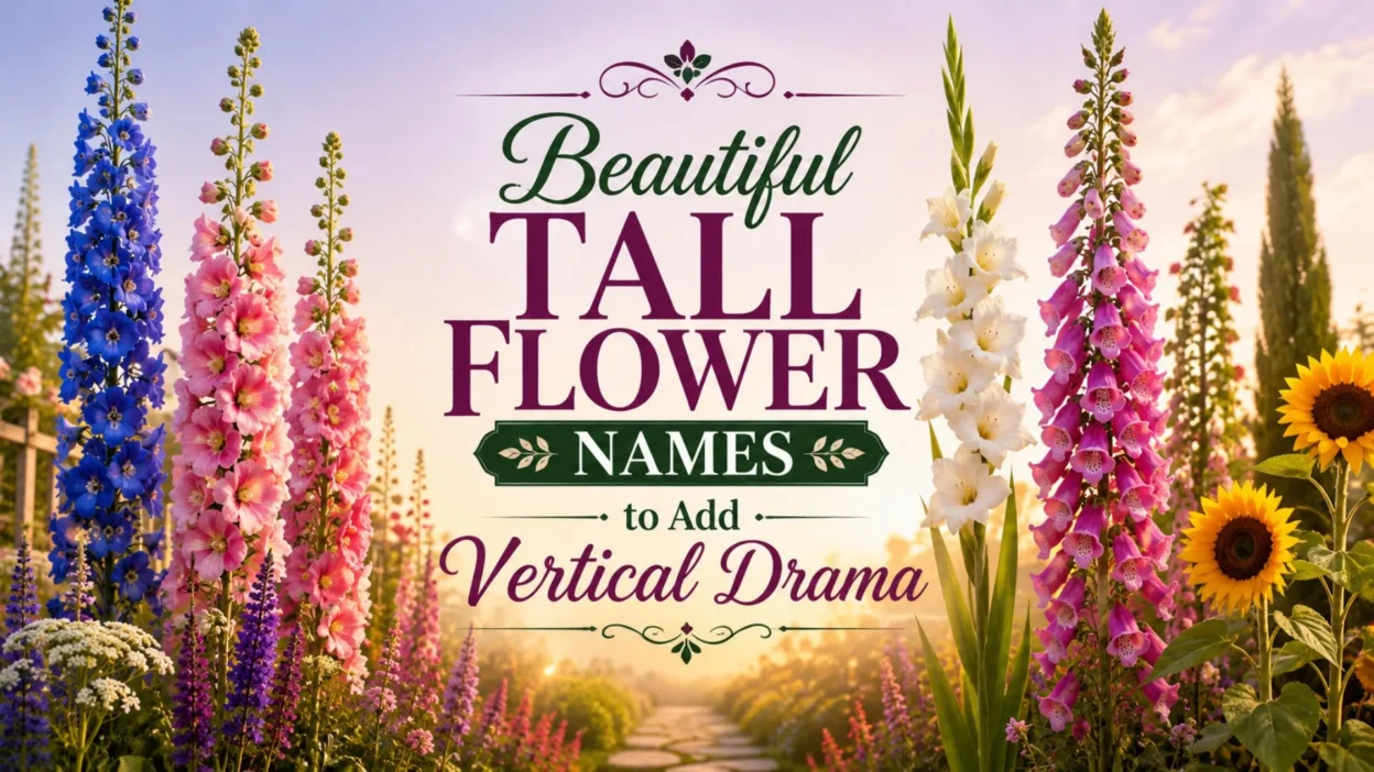 Beautiful Tall Flower Names to Add Vertical Drama