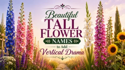 Beautiful Tall Flower Names to Add Vertical Drama