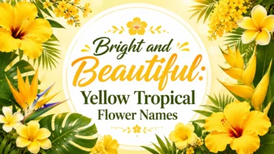 Bright and Beautiful Yellow Tropical Flower Names