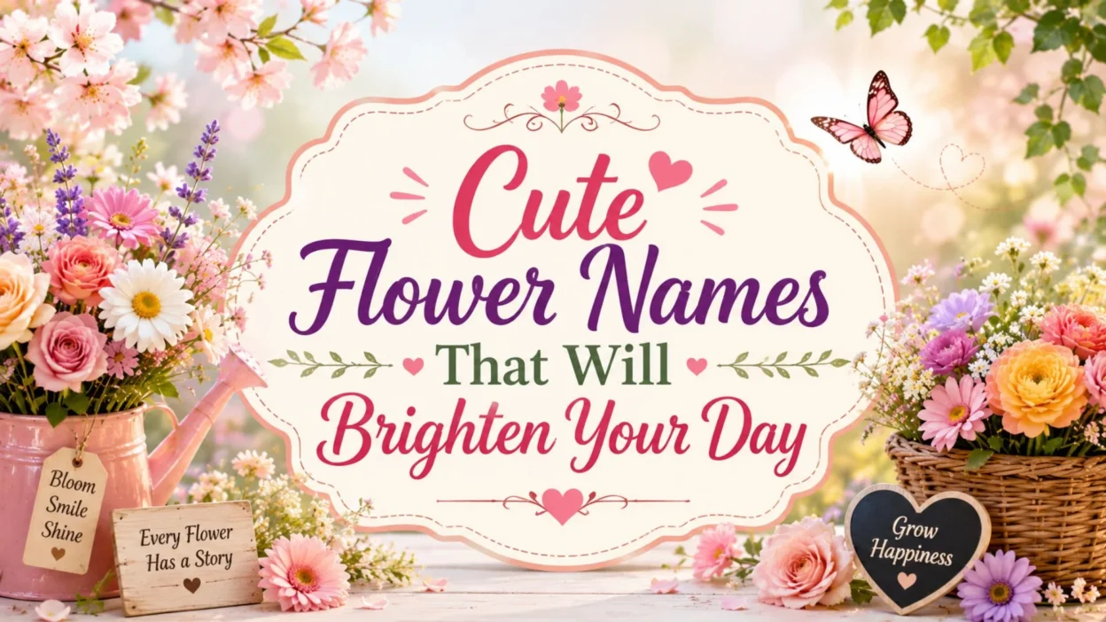 Cute Flower Names That Will Brighten Your Day