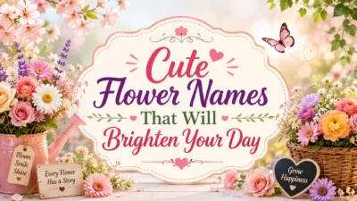 Cute Flower Names That Will Brighten Your Day