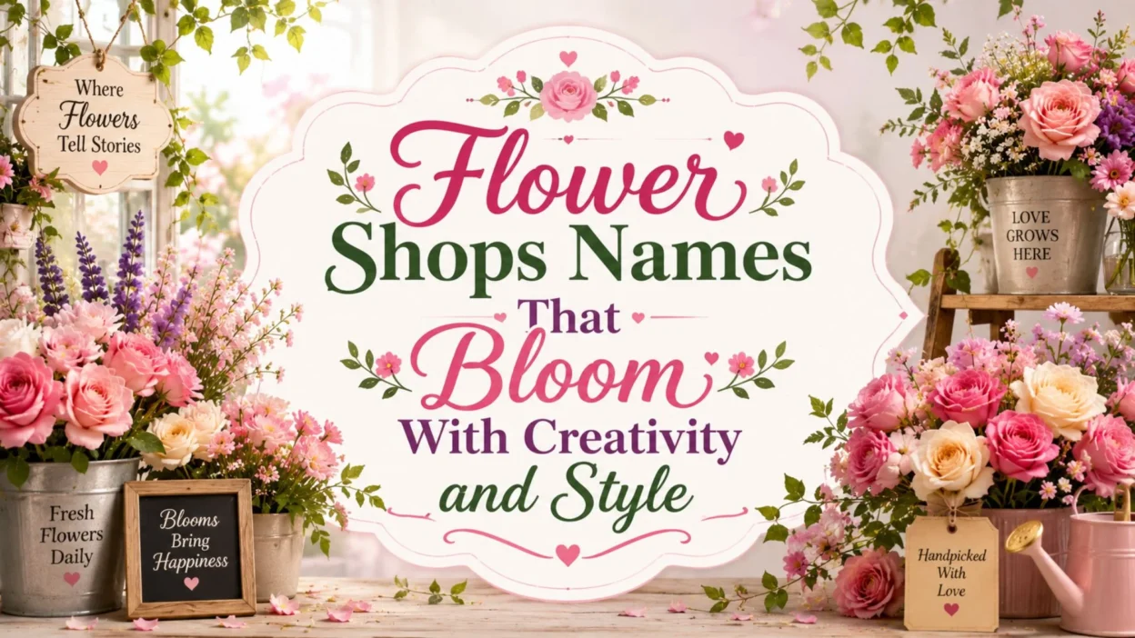 Flower Shops Names That Bloom With Creativity and Style