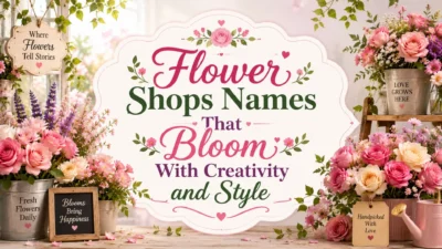 Flower Shops Names That Bloom With Creativity and Style
