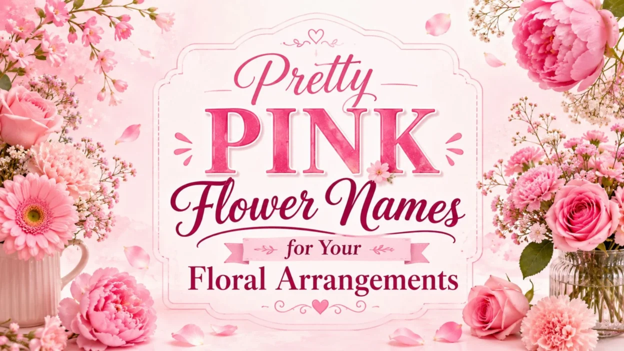 Pretty Pink Flower Names for Your Floral Arrangements