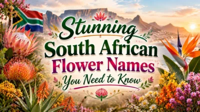 Stunning South African Flower Names You Need to Know