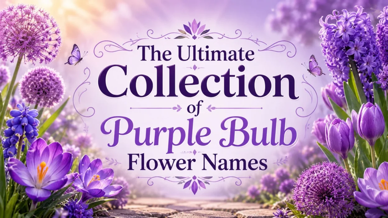 The Ultimate Collection of Purple Bulb Flower Names