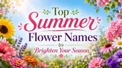 Top Summer Flower Names to Brighten Your Season