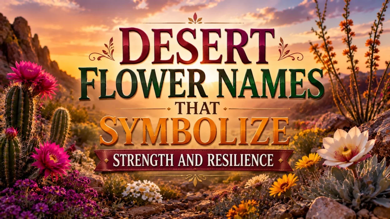 Desert Flower Names That Symbolize Strength and Resilience
