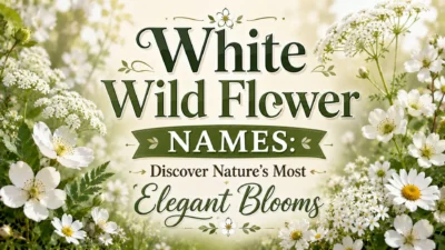White Wild Flower Names Discover Nature's Most Elegant Blooms