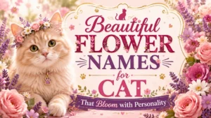 Beautiful Flower Names for Cat That Bloom with Personality