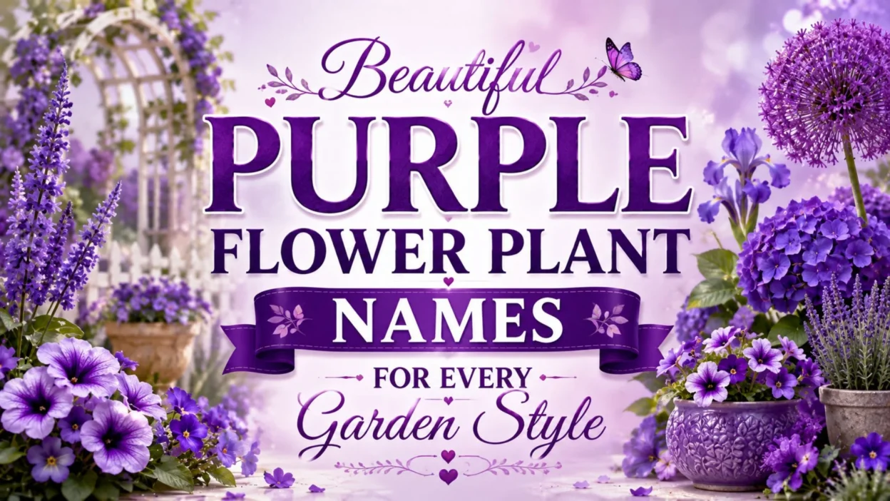 Beautiful Purple Flower Plant Names for Every Garden Style