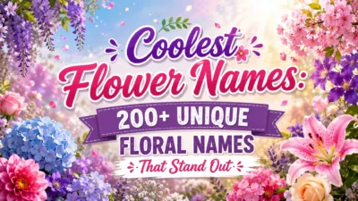 Coolest Flower Names 200+ Unique Floral Names That Stand Out