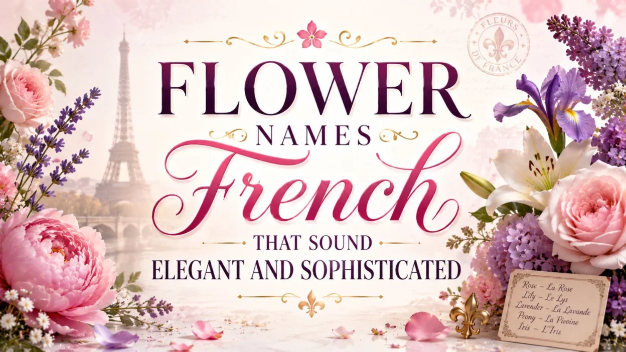 Flower Names French That Sound Elegant and Sophisticated