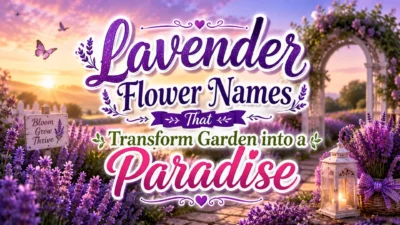 Lavender Flower Names That Transform Garden into a Paradise