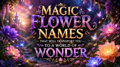 Magic Flower Names That Will Transport You to a World of Wonder