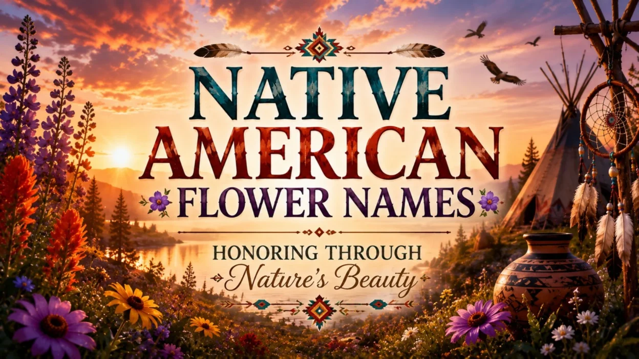 Native American Flower Names Honoring Through Nature's Beauty